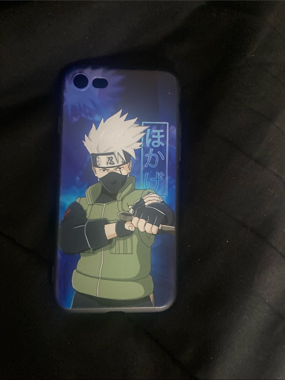 Anime Character Protective Phone Case in Blue and Green - Unbranded